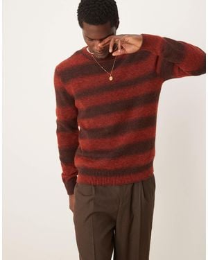 SELECTED Alpaca Ombre Knitted Sweater - Red