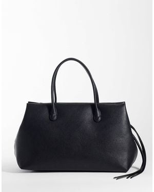 Gina Tricot Pu Tote Bag - Blue