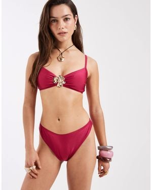 New Look – bikini-hüfthose - Rot