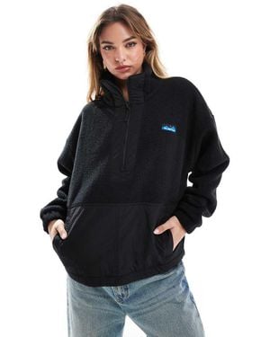 Kavu Rockhaven Half Zip Fleece - Blue