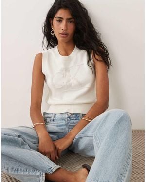 Calvin Klein Logo Tank Top - Blue