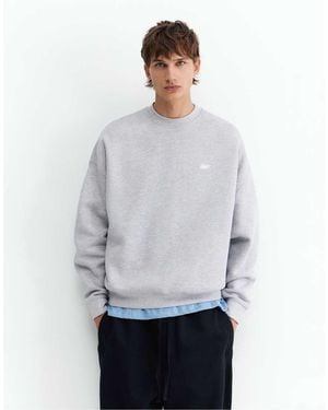 Pull&Bear Stwd Boxy Sweatshirt - White