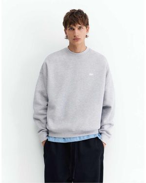 Pull&Bear Boxy Sweatshirt - Wit
