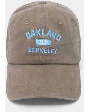 Pull&Bear Oakland Embroidered Cap - Grey
