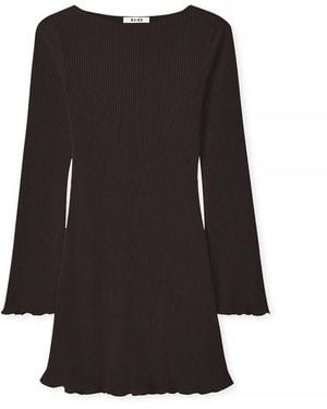 NA-KD Pleated Mini Dress - Black