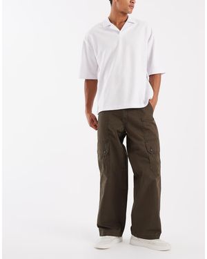 Levi's Pantalón Cargo Extrabaggy En Caqui-Verde - Blanco