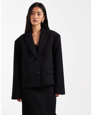 ASOS Super Oversized Mansy Blazer Co-ord - Black