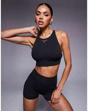 PUMA X Hyrox Shapeluxe High Neck Bra - Grey