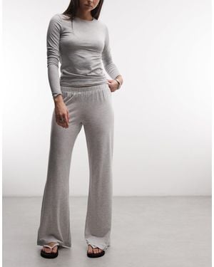 Weekday Slouchy Jersey Pants - Gray
