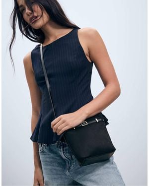 Stradivarius – umhängetasche - Blau
