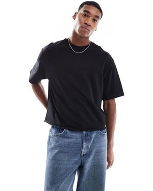 Bershka Boxy T-shirt - Blue