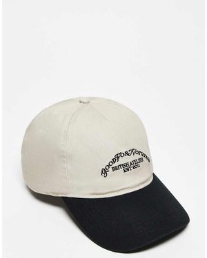 Good For Nothing Gorra De Béisbol Hueso Con Visera Negra De - Neutro