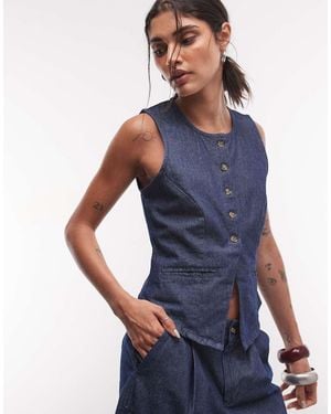 Noisy May Gilet - Blauw