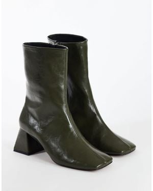 TOPSHOP Kenton stiefelette mit blockabsatz - Schwarz