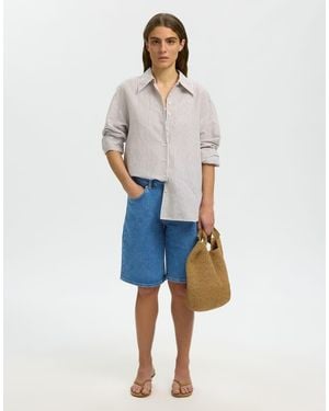 SELECTED Denim Shorts - Blue