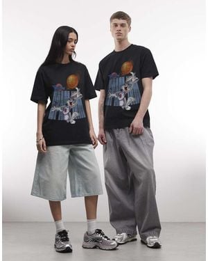 PRNT Space Jam Bugs Bunny Relaxed T-Shirt - Black