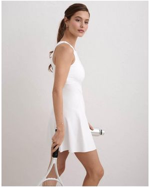 Aim'n Sense High Neck Dress - White