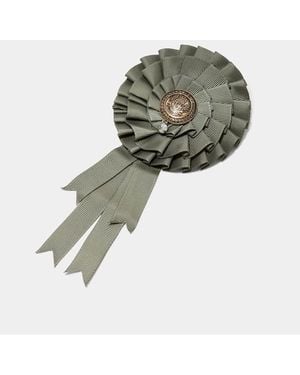 Stradivarius Ribbon Brooch - Green