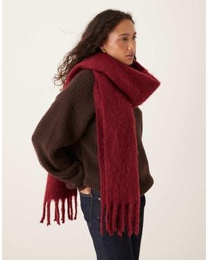 JJXX Tassle Scarf - Red