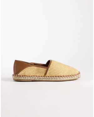 ASOS – bast-espadrilles - Natur
