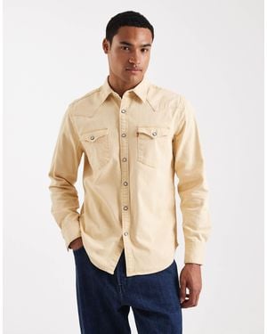 Levi's Barstow Western Standard Garment Dye Shirt - Natural