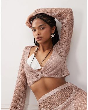 Miss Selfridge Top - Marron