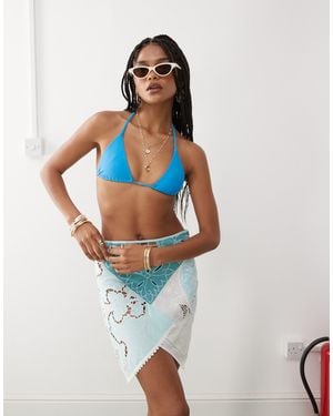 Collusion – mix and match – triangel-bikinioberteil - Weiß