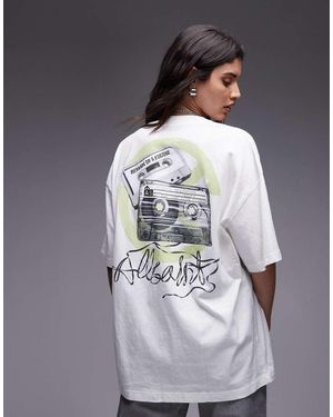 AllSaints Reel Graphic T-Shirt - Grey