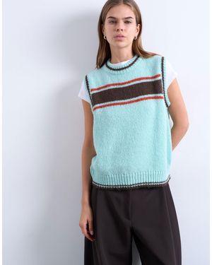 TOPSHOP – strickpullunder - Blau
