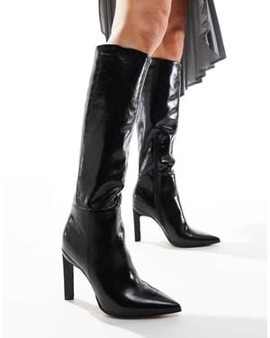 ASOS Cancun Knee High Boots - Blue