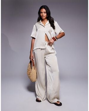 The Couture Club – satinhose - Natur
