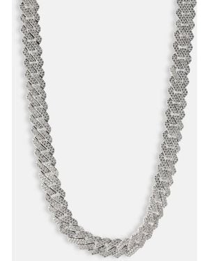 CERNUCCI 14Mm Prong Cuban Chain - White