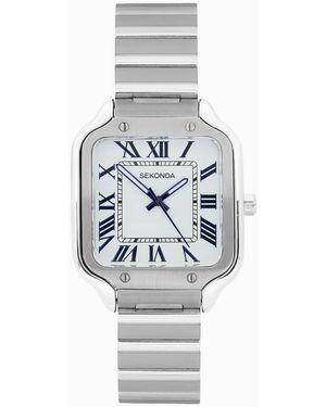 Sekonda Rene 29Mm Square Analogue Watch - Grey