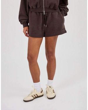 CERNUCCI Embroidered Shorts - Brown