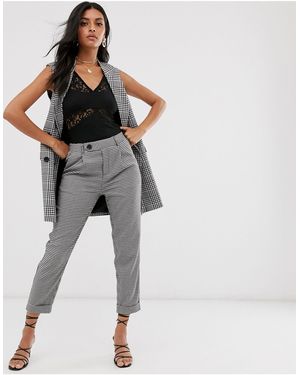 Stradivarius Pantalones - Gris
