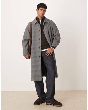 ASOS Wool Look Overcoat - Grey