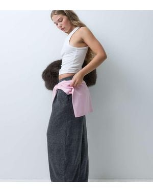 ASOS Asos Design Petite Lounge Mix & Match Lichtgewicht Fleece Ballonjogger - Blauw
