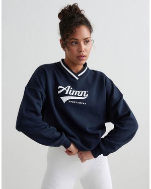 Aim'n – sweatshirt - Blau