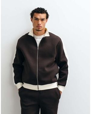 ASOS Relaxed Jack Met Rits - Zwart