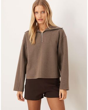 Mango – sweatshirt - Braun
