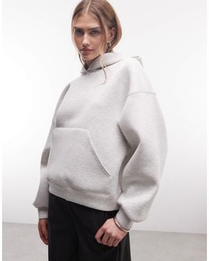 Weekday Petra Oversized Scub-style Hoodie - Brown