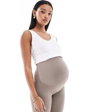 Mama.licious Mamalicious Maternity Seamless Shorts - White