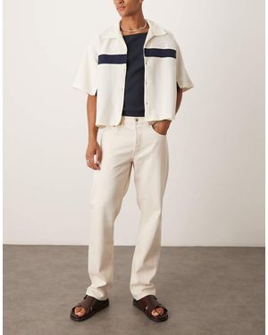 ARKET Ocean Loose Straight Leg Jeans - White