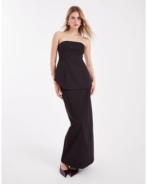 ASOS Tailored Maxi Skirt Co-Ord - Blue