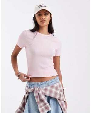 ONLY Fitted Ribbed Top - White