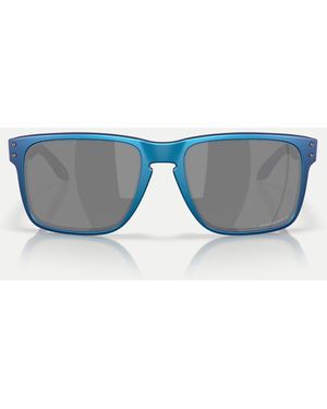 Oakley Holbrook Square Polarised Sunglasses With Mirrored Lens - Blue