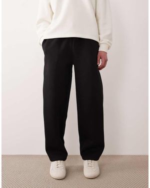 ASOS Heavyweight Scuba-style Fabric Balloon jogger - Black