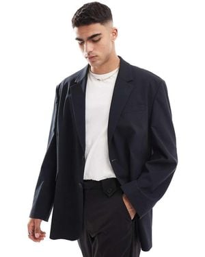 ASOS Oversized Slouchy Blazer - Blue