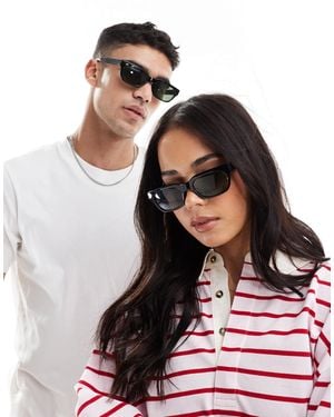 A.Kjærbede – bror – eckige sonnenbrille - Schwarz