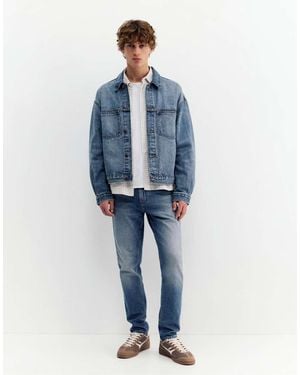 Pull&Bear Slim Fit Jeans - Blue